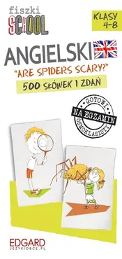 Fiszki SCHOOL Are spiders scary? 500 słówek i zdań