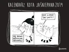 Kalendarz biurkowy Kota Jaśniepana 2019 - Outlet - Magdalena Gałęzia