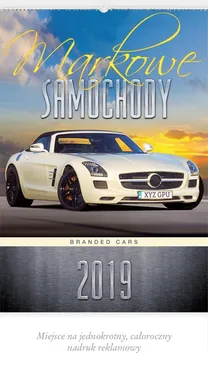 Kalendarz 2019 RW 20 Markowe samochody
