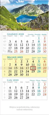 Kalendarz 2019 KT 01 Czarny Staw