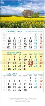 Kalendarz 2019 KT 07 Widok