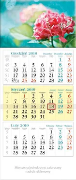 Kalendarz 2019 KT 15 Kwiat - Outlet