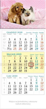 Kalendarz 2019 KT 17 Zwierzaki