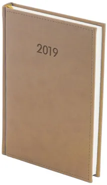 Kalendarz 2019 B5 dzienny Vivella Beż