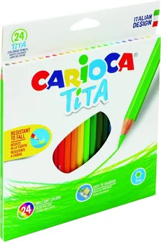 Kredki ołówkowe Carioca Tita 24 kolory