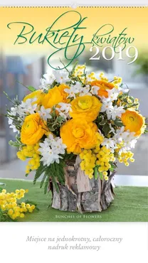 Kalendarz 2019 RW 16 Bukiety kwiatów - Outlet