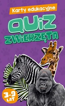 Karty edukacyjne Quiz Zwierzęta - Paweł Czapczyk dr