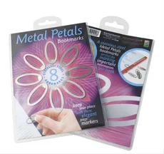 Metal Petals Bookmarks zestaw 8 metalowych zakładek