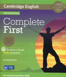 Complete First Student's Book with answers + 3CD - Guy Brook-Hart