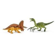 Dinozaury Triceratops i Therizihos