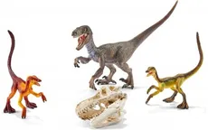 Dinozaury Welociraptor na polowaniu