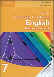Cambridge Checkpoint English 7 Teacher's Resource - Outlet - Marian Cox