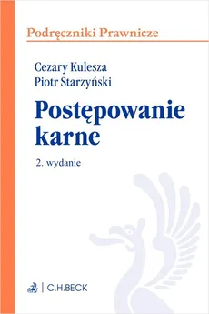 Postępowanie karne - Outlet - Cezary Kulesza, Piotr Starzyński