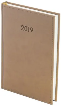 Kalendarz 2019 A4 dzienny Vivella beż