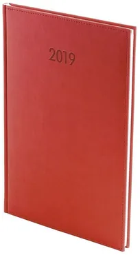 Kalendarz 2019 B5 tygodniowy Vivella czerwony
