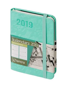 Kalendarz 2019 Awangarda A7 miętowy