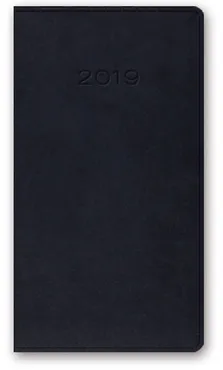 Kalendarz 2019 11T A6 kieszonkowy granatowy vivella