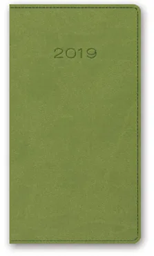 Kalendarz 2019 11T A6 kieszonkowy jasnozielony vivella
