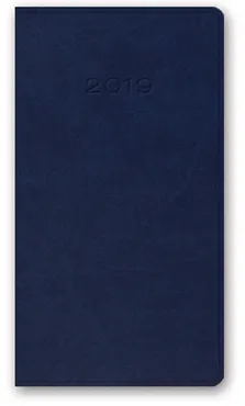Kalendarz 2019 11T A6 kieszonkowy niebieski vivella
