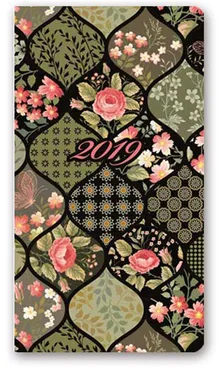 Kalendarz 2018 11T-Soft A6 kieszonkowy kwiaty
