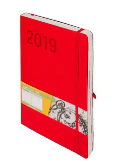 Kalendarz 2019 Impresja B5 czerwony