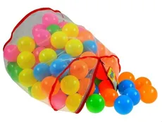 Piłki kulki  do suchego  basenu w torbie 100 sztuk