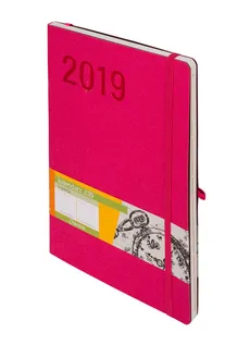 Impresja B5 Kalendarz tygodniowy 2019 różowy