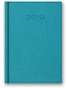 Kalendarz 2019 B6 książkowy turkusowy