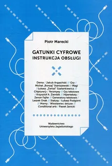 Gatunki cyfrowe Instrukcja obsługi - Outlet - Piotr Marecki