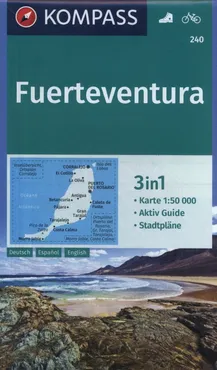 Fuerteventura mapa 3 w 1 1:50 000