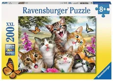 Puzzle 200 XXL Zwariowane koty