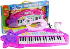 Keyboard organki różowe