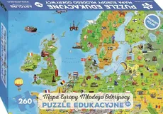 Mapa Europy Młodego Odkrywcy Puzzle edukacyjne - Outlet