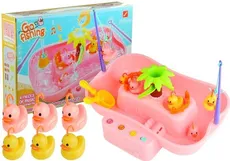 Gra zręcznościowa łowienie kaczuszek basenik różowy