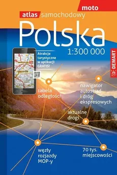 Polska Atlas samochodowy 1:300 000 - Outlet