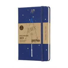 Kalendarz 2019 tygodniowy Moleskine 12M P edycja limitowana  HARRY POTTER, twarda oprawa, niebieski