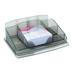 Przybornik na biurko z karteczkami plastik dymny Office Products