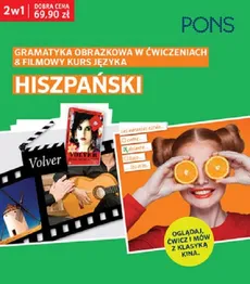 Gramatyka obrazkowa w ćwiczeniach i film Kurs Hiszpański Pak2 - Outlet