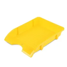 Szufladka na biurko niełamliwa PP A4 żółta