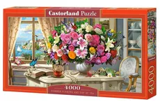 Puzzle 4000 Summer Flowers and Cup of tea