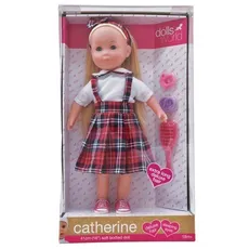 Lalka Catherine sukienka w kratę 41 cm - Outlet