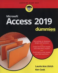 Access 2019 For Dummies - Outlet - Ken Cook, Ulrich Laurie A.