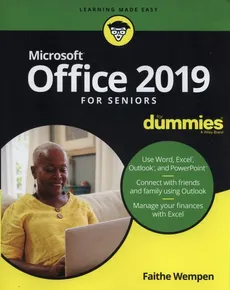 Office 2019 For Seniors For Dummies - Outlet - Faithe Wempen