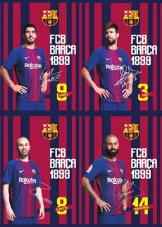 Zeszyt A5 w kratkę 32 kartki Barcelona 10 sztuk mix
