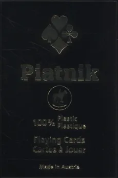Karty do gry Piatnik plastikowane 1 talia