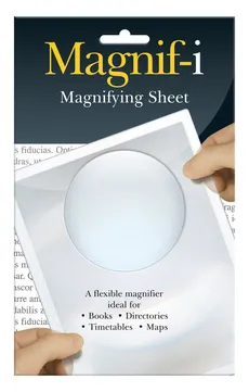 Magnif-i - Arkusz powiększający/lupa do książki - Outlet
