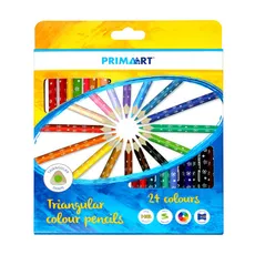 Kredki ołówkowe trójkątne  24 kolory