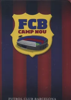 Notes A6 z gumką w linie 96 kartek FC Barcelona - Outlet