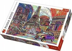 Puzzle 1000 Kolory Paryża