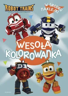 Robot Trains Wesoła kolorowanka
